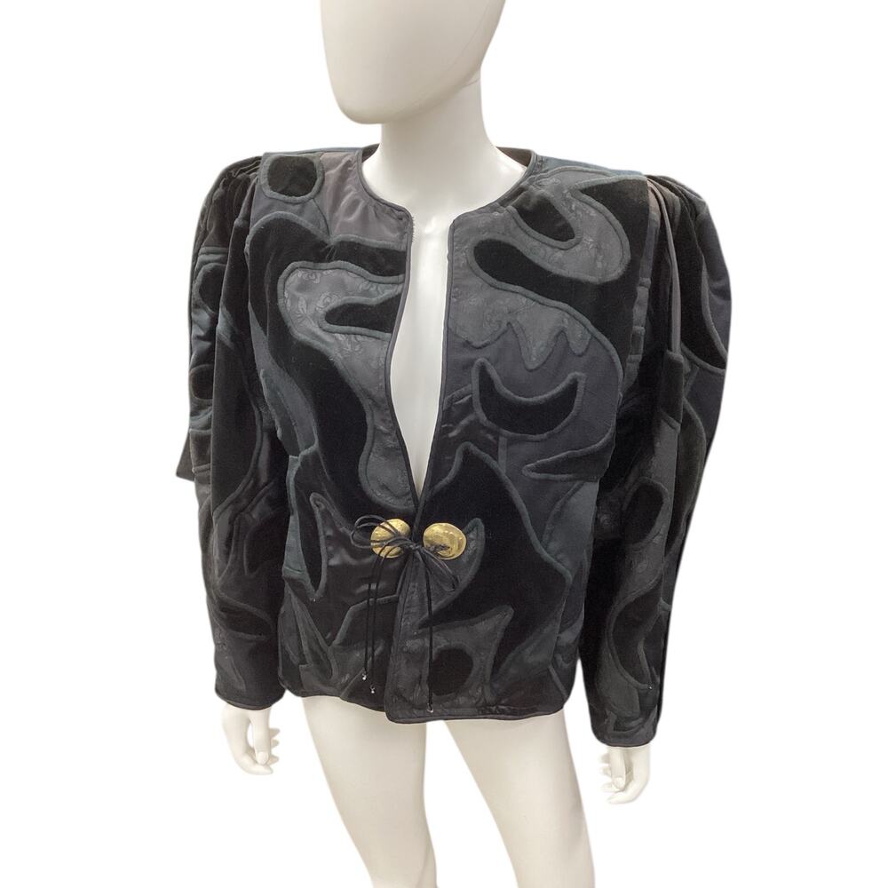VTG La Coleccion Judith Roberts Art Wear Jacket Women SZ M Collectible Gorgeous!